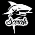 Vinyl Decal Name - Shark