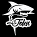 Vinyl Decal Name - Shark