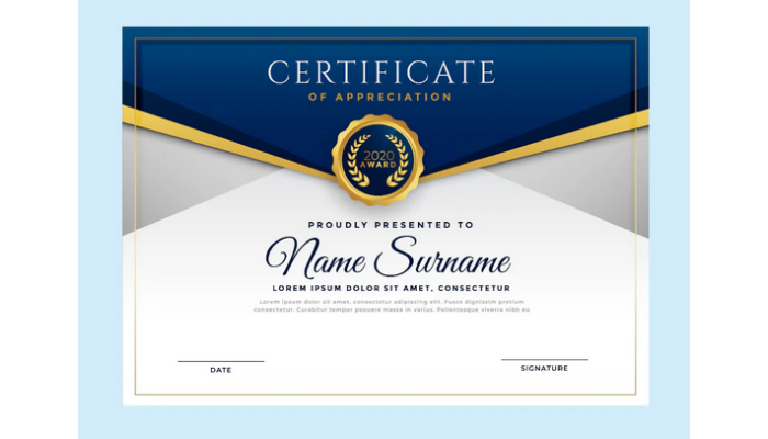 Custom Certificate printing