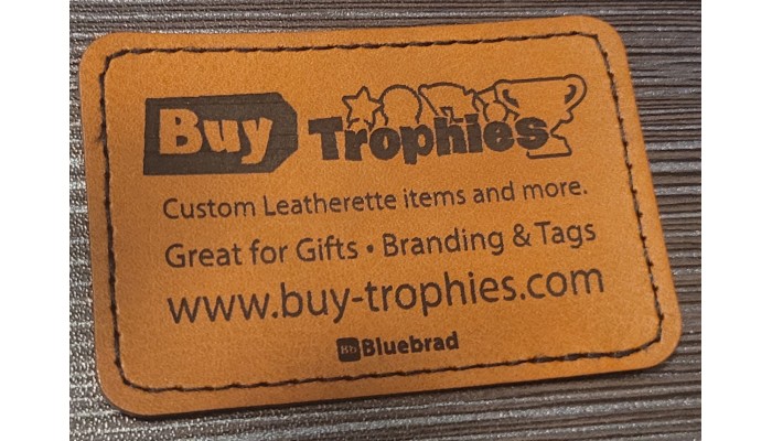 Custom Leatherette Patch 3x2