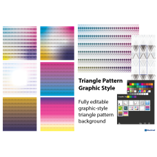 Triangle Graphic Style and Pattern