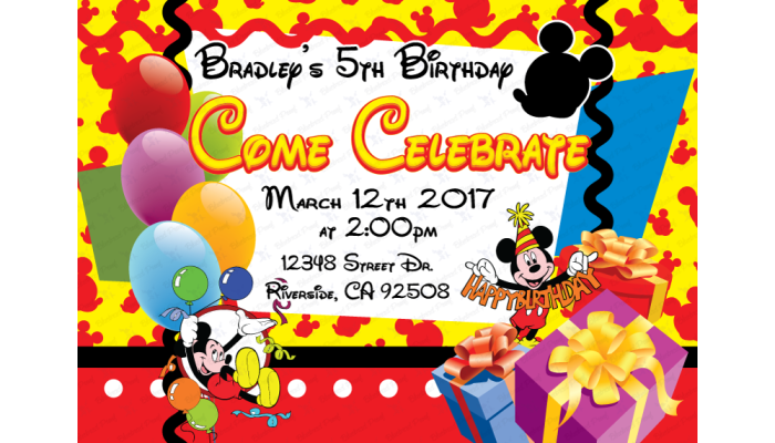 Birthday Greeting card or flyer - Adobe Illustrator Project File