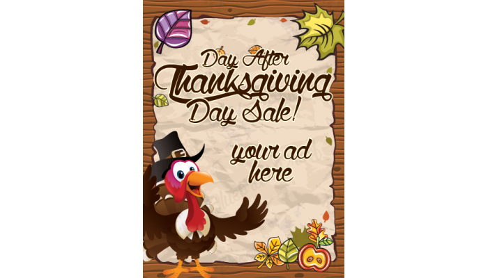 Thanks Giving Greating card - Adobe Illustrator Project File