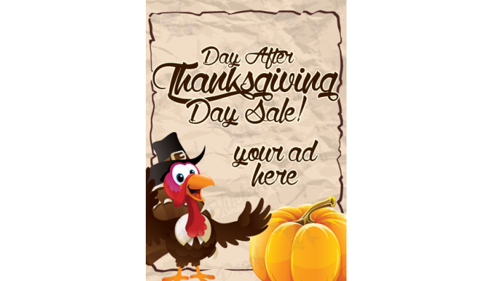 Thanks Giving Flyer - Adobe Illustrator Project File