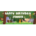 Jungle Friends Birthday Banner