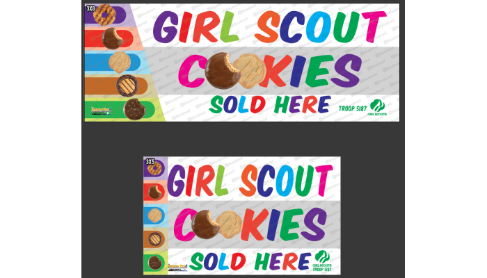 Girl Scout Cookies banner 240327415