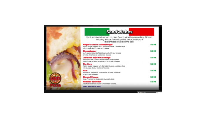 Video Menu Design Service