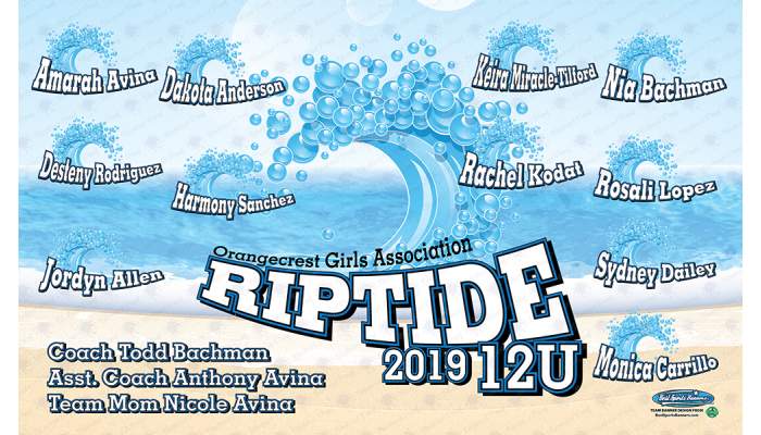 Riptide - Team Banner Design 