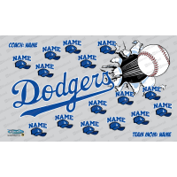 Dodgers - Baseball - T-ball - Team Banner Design 