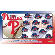 Phillies 2 - Baseball - T-ball - Team Banner Design