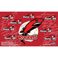 Rockets - Baseball T-ball - Team Banner Design 