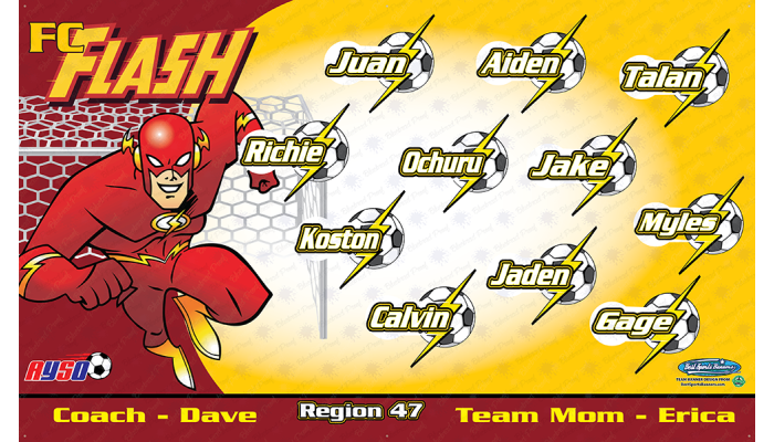 The Flash - Team Banner Design 