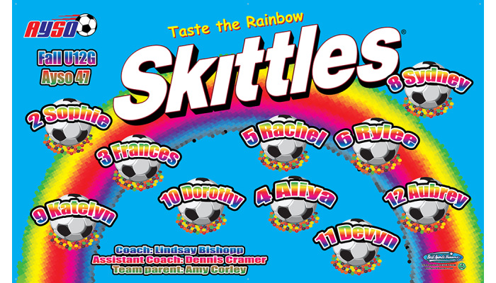 Skittles - Team Banner Design 