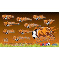 Orange Bobcats - Soccer - Team Banner Design 