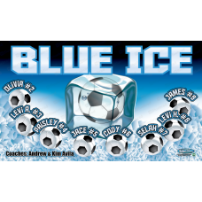 Blue Ice - Soccer - Team Banner Design
