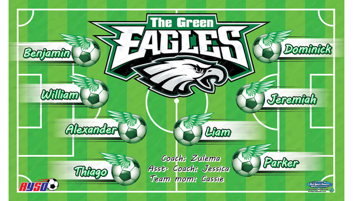 Green Eagles - Team Banner Design 