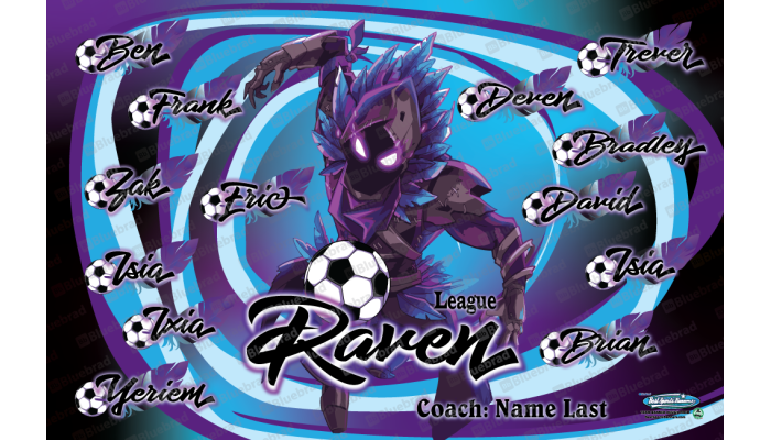 Fortnite Raven - Soccer - Team Banner Design