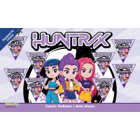 Huntrix k-pop - Team Banner Design Huntrix k-pop - Team Banner Design