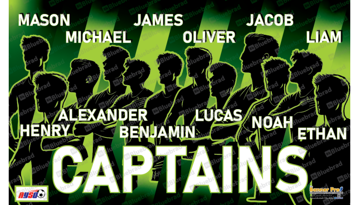 Captians 1 - Soccer - Team Banner Design 