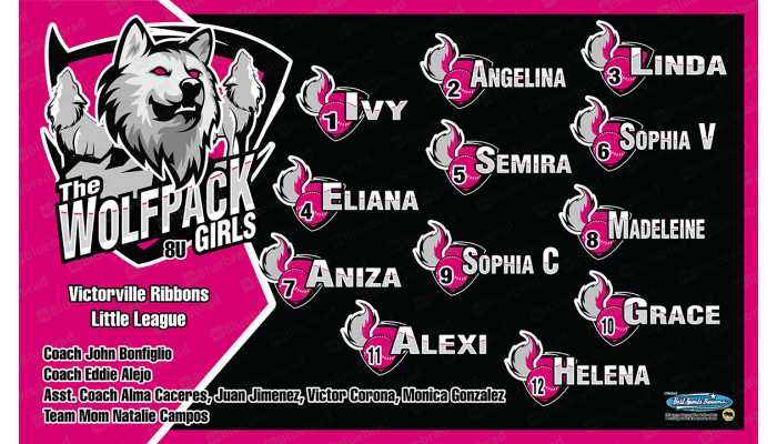 Wolfpack - Softball - Team Banner Design